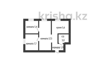 3-бөлмелі пәтер · 41.1 м² · 3/4 қабат, Ленина, бағасы: 13.7 млн ₸ в 
