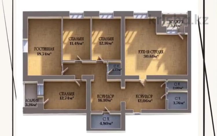 4-бөлмелі пәтер · 132 м² · 2/5 қабат, Алтын орда ш/а. 380 — 81 школа, бағасы: 40 млн ₸ в Актобе, мкр. Алтын орда — фото 2