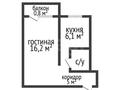1-комнатная квартира · 31 м² · 4/5 этаж, Тауелсиздик 111 за 16 млн ₸ в Костанае — фото 3