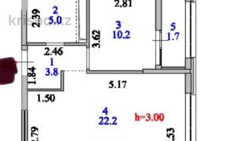 1-комнатная квартира · 43 м² · 15/18 этаж, Е 882 7 за 22.2 млн ₸ в Астане, Нура р-н — фото 2