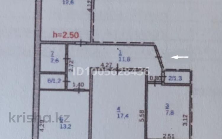3-комнатная квартира · 70.4 м² · 9/9 этаж, Микрорайон-8 61/1 — ТД Артур за 16 млн 〒 в Экибастузе — фото 2