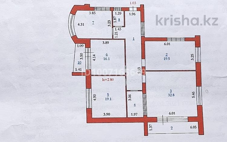 4-бөлмелі пәтер · 136 м² · 5/5 қабат, мкр. Алтын орда, Батыс 2 54а — Пр.Молдагулова 54а, бағасы: 48 млн ₸ в Актобе — фото 2