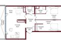 3-комнатная квартира · 136.37 м² · 9/9 этаж, Кожабекова 17/2 — Розыбакиева- Кожабекова СРОЧНАЯ ПРОДАЖА за 232 млн 〒 в Алматы, Бостандыкский р-н
