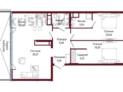 3-бөлмелі пәтер · 136.37 м² · 9/9 қабат, Кожабекова 17/2 — Розыбакиева- Кожабекова СРОЧНАЯ ПРОДАЖА, бағасы: 232 млн ₸ в Алматы, Бостандыкский р-н