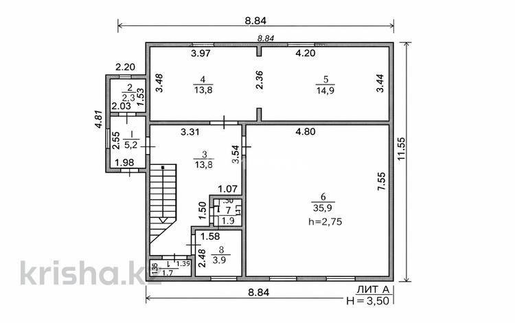 Отдельный дом · 6 комнат · 200 м² · 6 сот., мкр Ожет, Тауасарова 19 за 210 млн ₸ в Алматы, Алатауский р-н — фото 2