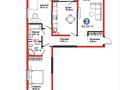 3-бөлмелі пәтер · 92.57 м² · 3/6 қабат, Тараз 8/1, бағасы: 66.5 млн ₸ в Алматы, Турксибский р-н — фото 6