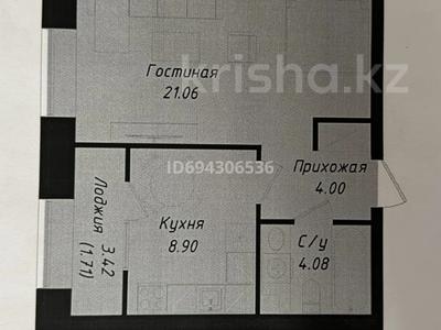 1-комнатная квартира, 39.75 м², 7/12 этаж, Бухар жырау, 29​ за 21 млн 〒 в Астане, Есильский р-н