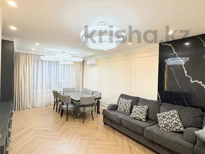 3-комнатная квартира · 105 м² · 11 этаж, Егизбаева 3, 5 — Каныша Сатпаева за 107 млн ₸ в Алматы, Бостандыкский р-н