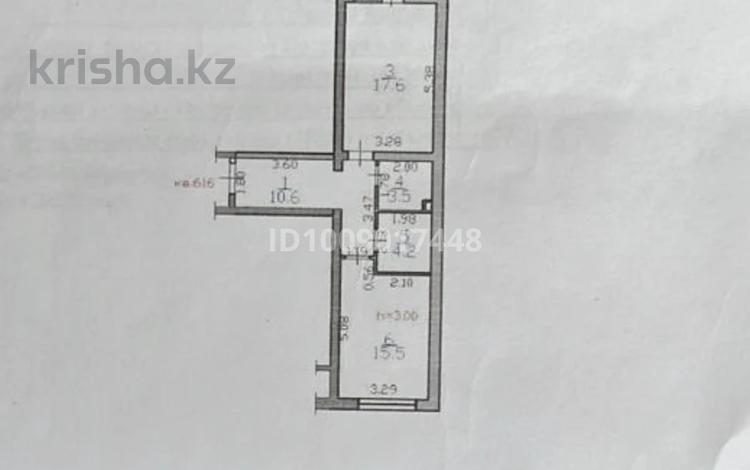 2-бөлмелі пәтер · 53.2 м² · 1/16 қабат, Утеген батыра 11г, бағасы: 38.5 млн ₸ в Алматы, Ауэзовский р-н — фото 9