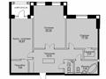 2-бөлмелі пәтер · 97.7 м² · 2/5 қабат, Ақ Шағала -ш/а., 1 береговая линия 86в, бағасы: ~ 44 млн ₸ в Атырау, мкр Ак Шагала — фото 3