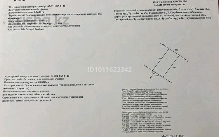 Участок · 6 соток, Микрорайон Айжарык за 15.5 млн ₸ в Туздыбастау (Калинино) — фото 3