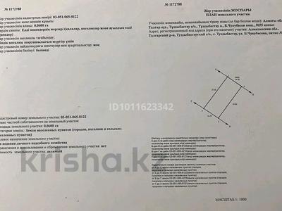 Участок · 6 соток, Микрорайон Айжарык пятно 56 — Б.Чукубасова за 15.5 млн ₸ в Туздыбастау (Калинино)