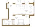 2-комнатная квартира · 68.82 м² · 2/18 этаж, Достык 8/2 — БЕЗ КОМИССИИ! Выбор по этажам! за ~ 49.4 млн ₸ в Астане