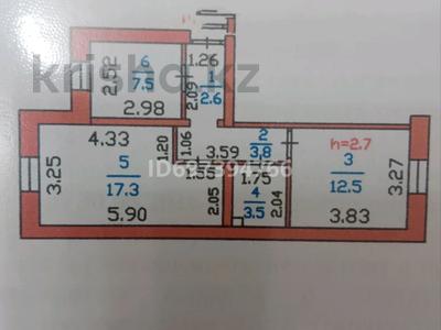 2-бөлмелі пәтер, 47 м², 2/5 қабат, ЖМ Лесная поляна 34 — Рядом школа, бағасы: 17 млн 〒 в Косшы