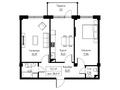 2-комнатная квартира · 73.7 м², Микрорайон Акжайык, участок 1988А за ~ 33.2 млн 〒 в Шымкенте, Абайский р-н — фото 3