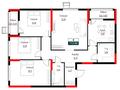 4-комнатная квартира · 113.89 м², Е-882 13в за ~ 49.6 млн ₸ в Астане, Сарыарка р-н — фото 3