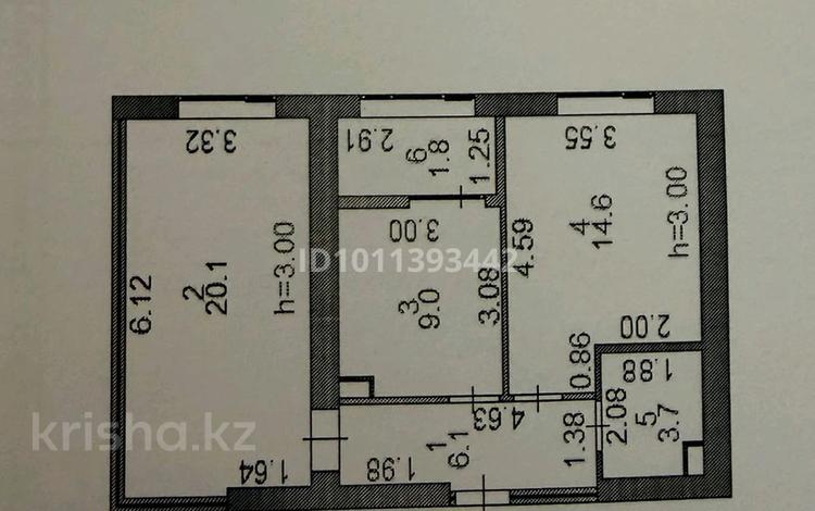 2-бөлмелі пәтер · 55.4 м² · 6/9 қабат, Сыганак 12, бағасы: 32.5 млн ₸ в Астане, Нура р-н — фото 28