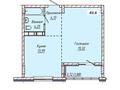 1-комнатная квартира, 43.6 м², E-669 13 за ~ 18.7 млн 〒 в Астане, Есильский р-н — фото 2