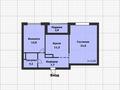 2-бөлмелі пәтер · 60.6 м² · 7/9 қабат, Аскар Токпанов 8/2, бағасы: 55 млн ₸ в Астане, Алматы р-н