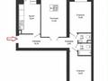 3-комнатная квартира · 82 м² · 8/9 этаж, Ш.Калдаякова 32 — С.Нурмагамбетова за 44.9 млн ₸ в Астане, Алматы р-н — фото 14