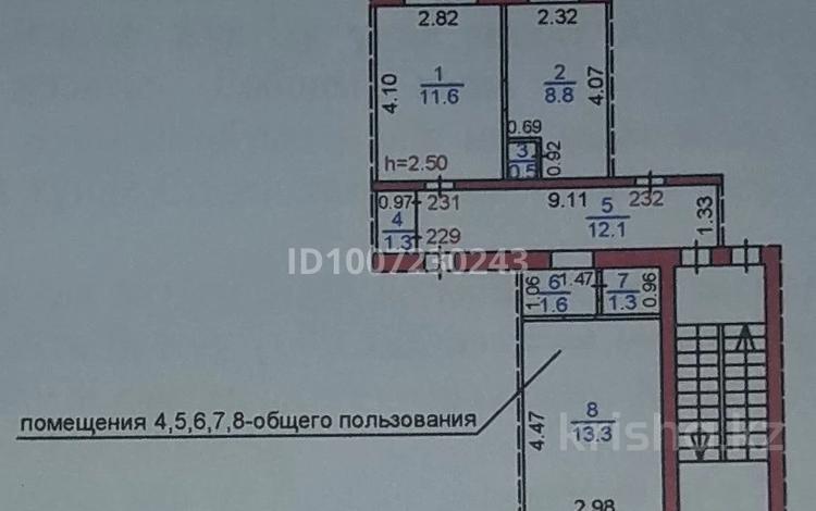 2-комнатная квартира · 30 м² · 5/5 этаж, мкр Новый Город, Лободы 43 — Медакадемия за 5.4 млн 〒 в Караганде, Казыбек би р-н — фото 11