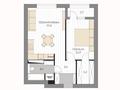 2-комнатная квартира · 51 м² · 6/9 этаж, мкр. Кайрат 304/2блок1 за 34 млн ₸ в Алматы, Турксибский р-н — фото 11