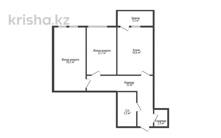 2-бөлмелі пәтер · 73.3 м² · 9/16 қабат, 14-ш/а. №84 участок, бағасы: 49 млн ₸ в Актау, 14-й мкр — фото 28