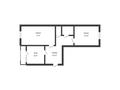 2-комнатная квартира · 52.3 м² · 1/5 этаж, 8-й микрорайон 12 за 23.5 млн ₸ в Костанае — фото 2
