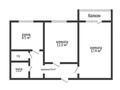 2-комнатная квартира · 56 м² · 6/6 этаж, 7-й микрорайон 9 за 19 млн ₸ в Костанае — фото 2