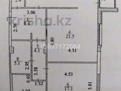 3-бөлмелі пәтер, 92.7 м², 4/7 қабат, Аль-Фараби 10, бағасы: 45 млн 〒 в Астане, Есильский р-н