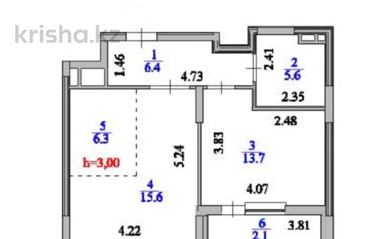 2-комнатная квартира · 50 м² · 2/14 этаж, Бухар Жырау САМАЯ НИЗКАЯ ЦЕНА ! УСПЕЙТЕ! ОКНА НА УЛИЦУ! ПОЛНОЦЕННЫЙ 2 ЭТАЖ 33/1 за 34 млн ₸ в Астане, Есильский р-н — фото 2
