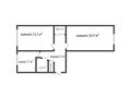 2-бөлмелі пәтер · 47.3 м² · 1/5 қабат, Парковая 108, бағасы: 11.3 млн ₸ в Рудном — фото 18