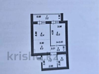 2-комнатная квартира, 49.7 м², 9/12 этаж, Каршыга Ахмедьярова 2 за 17.5 млн 〒 в Астане, Алматы р-н