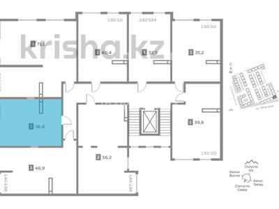 1-бөлмелі пәтер · 38.8 м² · 5/9 қабат, Шұғыла ш/а. 342/1, бағасы: ~ 23.5 млн ₸ в Алматы, Наурызбайский р-н