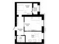 2-бөлмелі пәтер · 63.94 м², Таттимбета — Е-15, бағасы: ~ 40 млн ₸ в Астане, Нура р-н — фото 3