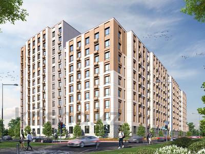 2-комнатная квартира · 63.94 м², Таттимбета — Е-15 за ~ 41.2 млн 〒 в Астане, Нура р-н