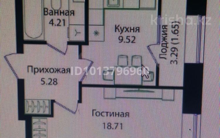 1-бөлмелі пәтер · 39.37 м² · 8/10 қабат, Улица Чингиз Айтматов, 79/1 79/1, бағасы: 22.5 млн ₸ в Астане, Сарыарка р-н — фото 2