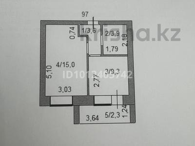 1-комнатная квартира · 34.1 м² · 2/9 этаж, Мухтара Ауэзова 189/16 за 14.5 млн ₸ в Кокшетау