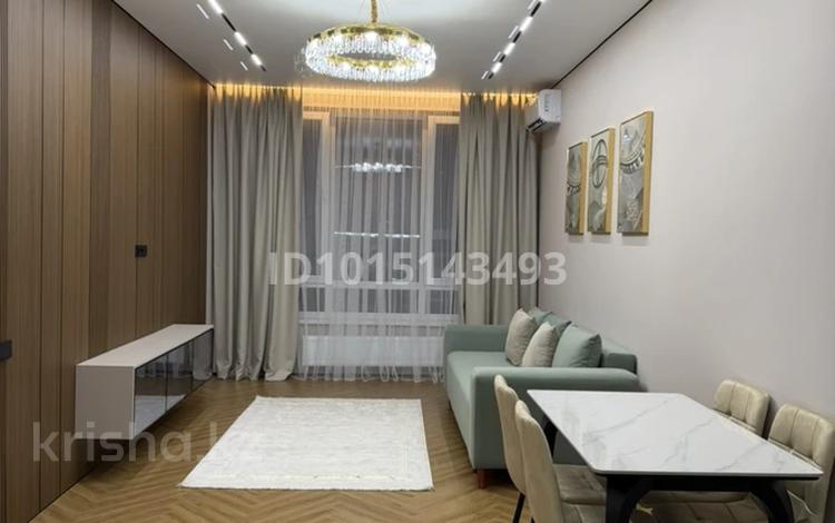 2-комнатная квартира · 58 м² · 8/9 этаж, Каныша Сатпаева 90а/1 за 69.9 млн ₸ в Алматы, Бостандыкский р-н — фото 2