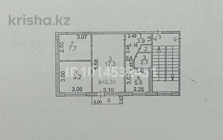 3-бөлмелі пәтер · 50 м² · 2/5 қабат, 19-шағынаудан 42, бағасы: 15.5 млн ₸ в Караганде, Алихана Бокейханова р-н — фото 2