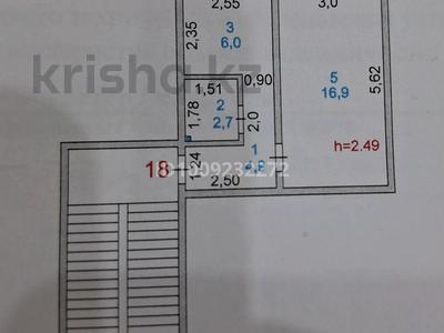 1-комнатная квартира · 31.4 м² · 5/5 этаж, 3 19 за 9 млн 〒 в Атырау, мкр Привокзальный-3