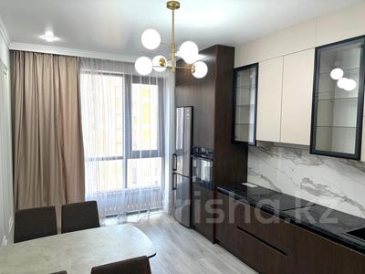 2-бөлмелі пәтер · 57.1 м² · 11/13 қабат, Кармысова, бағасы: 78 млн ₸ в Алматы, Медеуский р-н