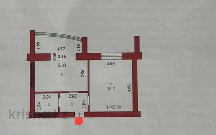 1-бөлмелі пәтер, 53 м², 5/8 қабат, мкр. Алтын орда, Санкибай батыра, бағасы: 19 млн 〒 в Актобе, мкр. Алтын орда — фото 2