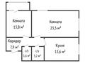 2-бөлмелі пәтер · 64.6 м² · 6/6 қабат, Юбилейный 22, бағасы: 26.5 млн ₸ в Костанае — фото 11