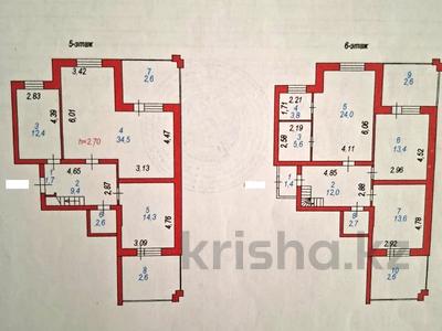 5-комнатная квартира · 162 м² · 5/6 этаж, Бараева 25 — ПЕНТХАУС Возможна ипотека! за 58 млн ₸ в Астане, р-н Байконур