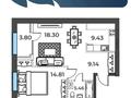 2-бөлмелі пәтер · 59 м² · 7/8 қабат, мкр. Алтын орда, Микрорайон Алтын Орда 351, бағасы: 25.8 млн ₸ в Актобе — фото 12