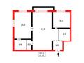 3-комнатная квартира · 44 м² · 3/5 этаж, 2 микрорайон за 10 млн ₸ в Абай — фото 6