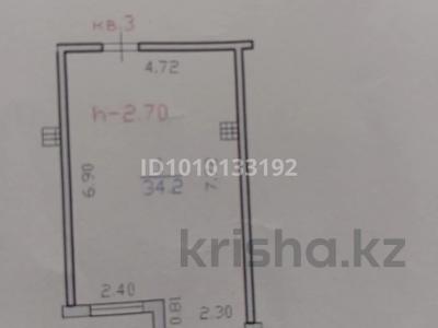 1-бөлмелі пәтер · 34.2 м² · 2/9 қабат, мкр Шугыла, Сакена Жунисова 2/25 — Толе би - Алатау, бағасы: 20.5 млн ₸ в Алматы, Наурызбайский р-н
