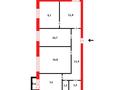 4-бөлмелі пәтер, 74.5 м², 7/9 қабат, мкр Юго-Восток, Гапеева 7, бағасы: 24.5 млн 〒 в Караганде, Казыбек би р-н — фото 15