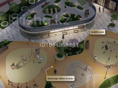 3-комнатная квартира · 93.51 м² · 8/9 этаж, мкр Тараз, Байтерекова 2б за 56 млн ₸ в Шымкенте, Аль-Фарабийский р-н
